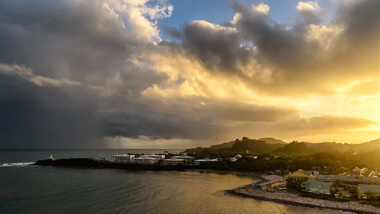 Sunrise over Amber Cove near Puerto Plata